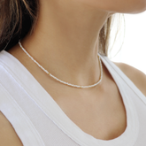 tiny freshwater pearl necklace BlackSugar-Korean Fashion Jewelry. Find Your Favorite Jewelry that Kpop Stars Wear